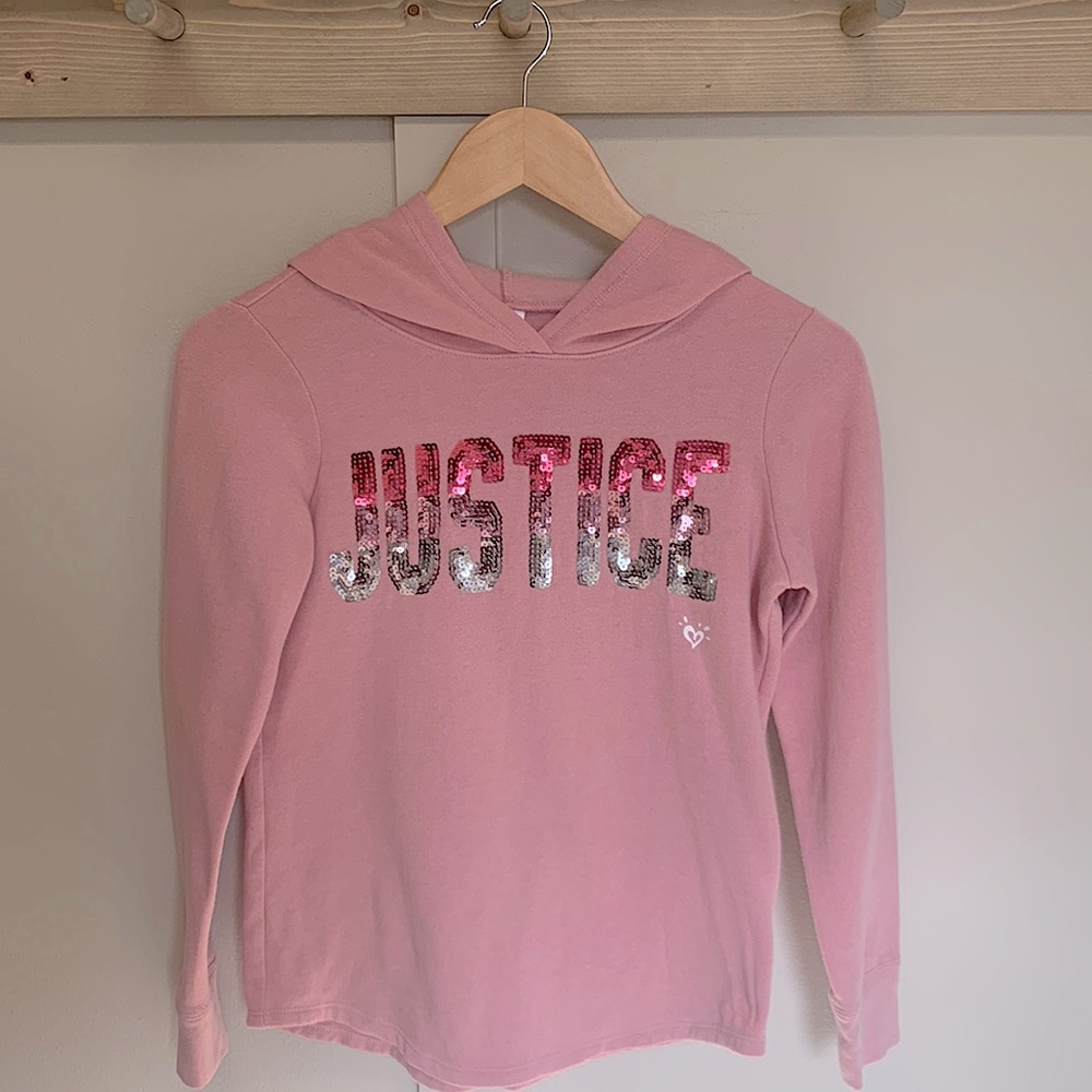 Justice girls light hoodie